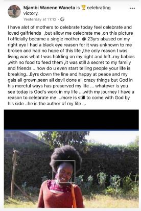 Njambi waneta opens up on abuse