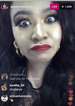Vera Sidika out here looking like count Dracula lol.