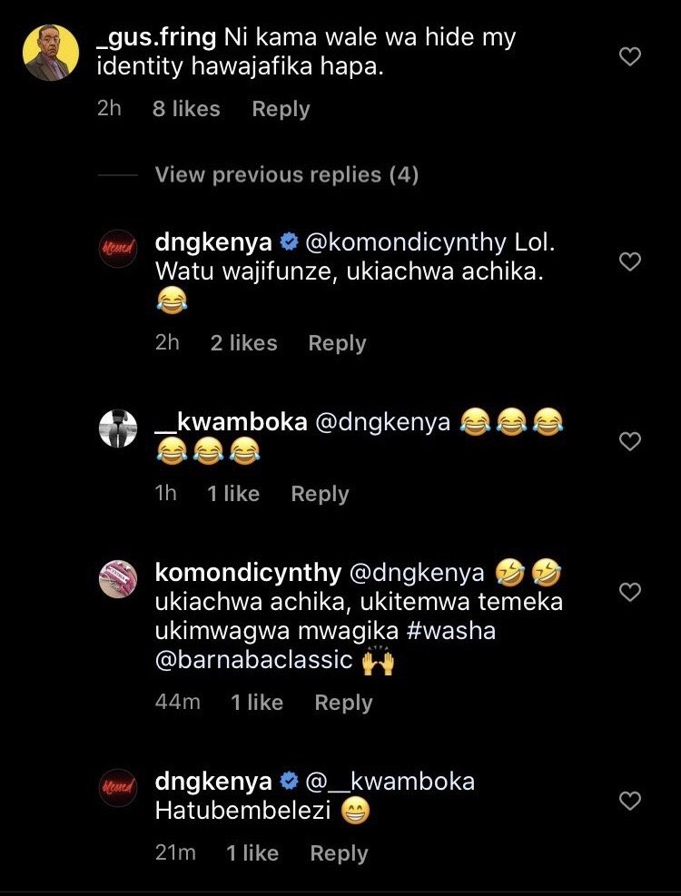 DNG responds to fans