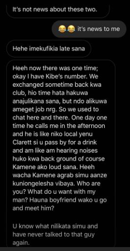A member of the udaku brigade shares tea