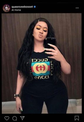 Vera Sidika at Burj Khalifa